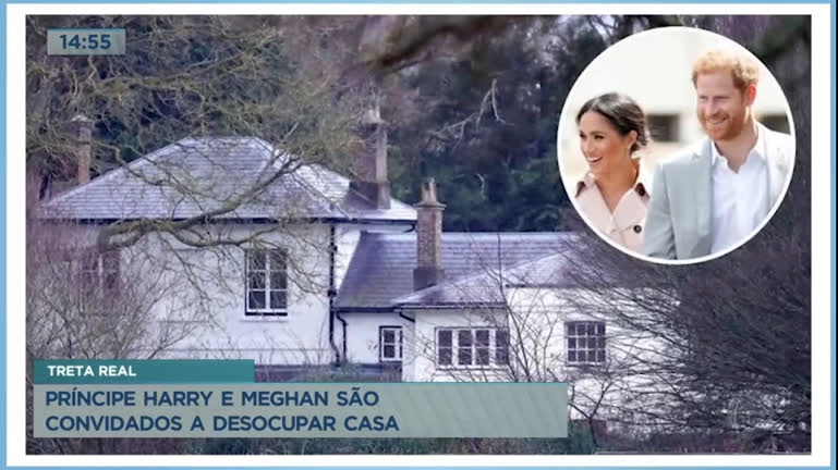 Príncipe Harry e Meghan são convidados a desocupar casa no Reino Unido