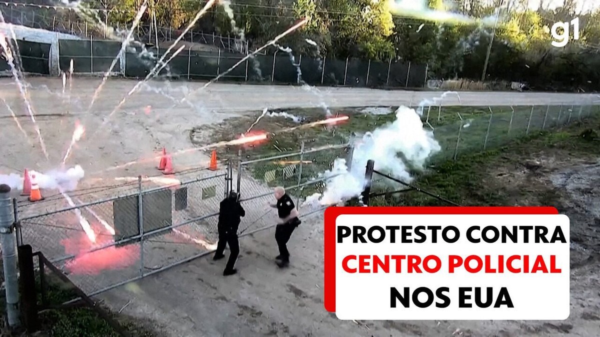 Protesto contra construção de centro policial nos EUA tem incêndio e mais de 30 prisões