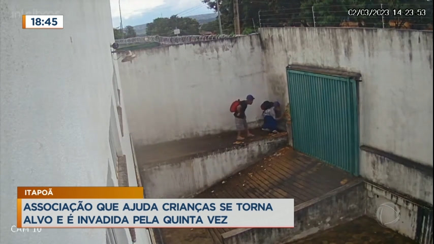 Associação que ajuda crianças no Itapoã é invadida e furtada