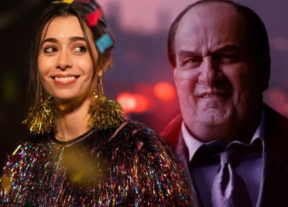 ‘pinguim’:-imagens-dos-bastidores-mostram-cristin-milioti-como-sofia-falcone;-confira!