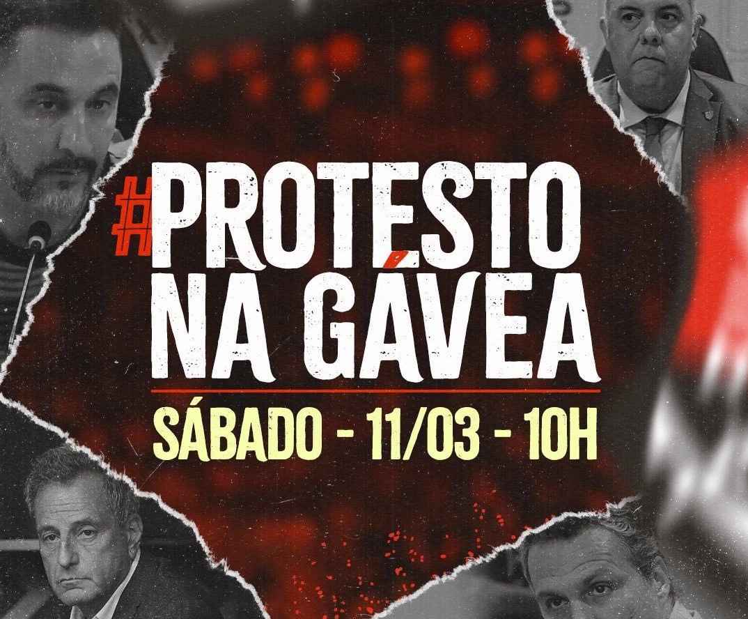 Torcedores do Flamengo marcam novo protesto contra diretoria do clube