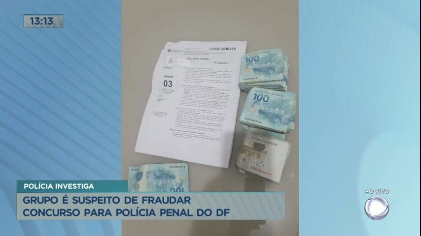 Grupo é suspeito de fraudar concurso para Polícia Penal do DF