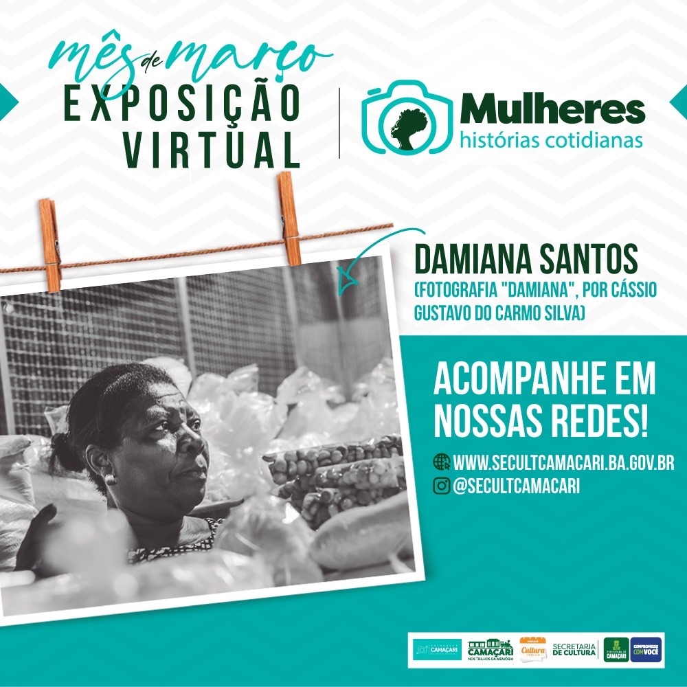 Feirante é homenageada em exposição “Mulheres – histórias cotidianas”