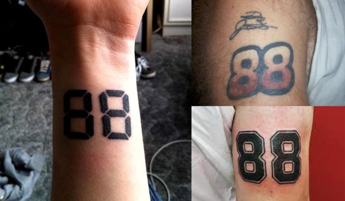 Jamais tatue o número 88; entenda o motivo!