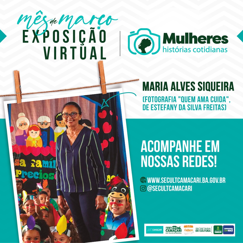 Educadora é retratada em exposição “Mulheres – histórias cotidianas”