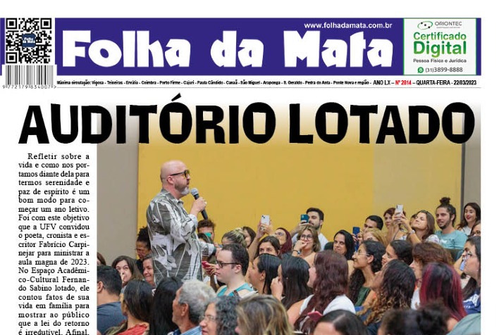 Folha da Mata 2814 – 22/03/2023