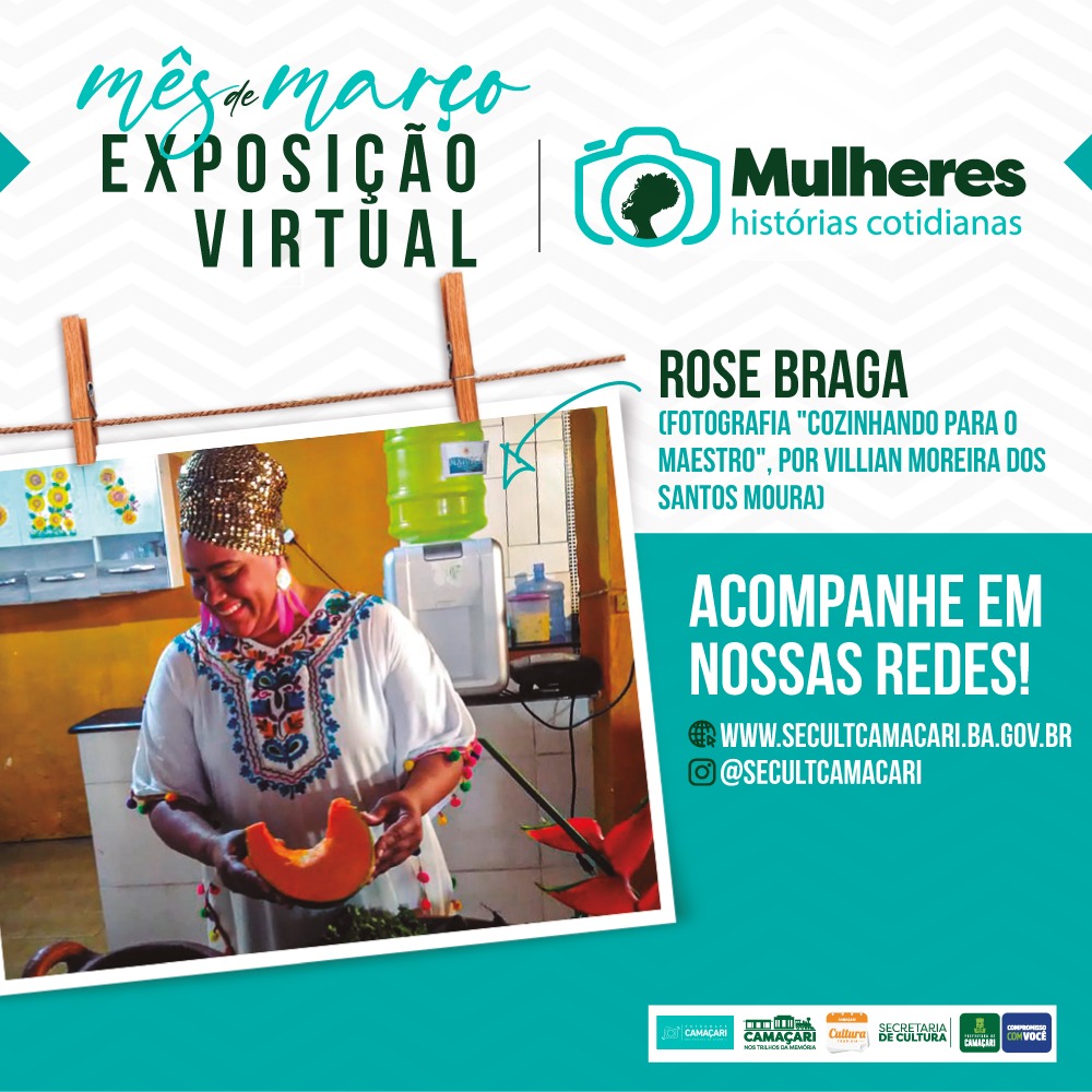 Exposição “Mulheres – histórias cotidianas” homenageia a produtora e ativista Rose Braga