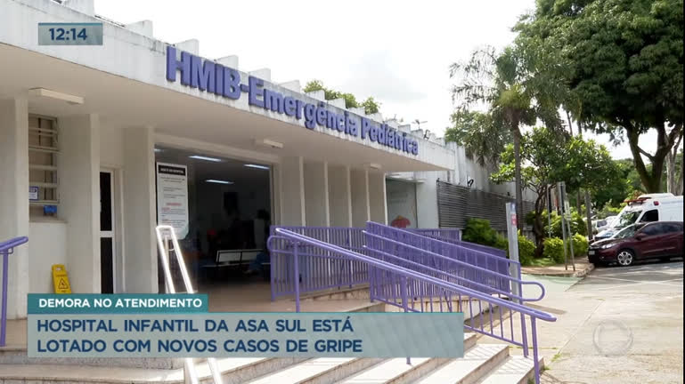 Hospital infantil da Asa Sul está lotado com novos casos de gripe