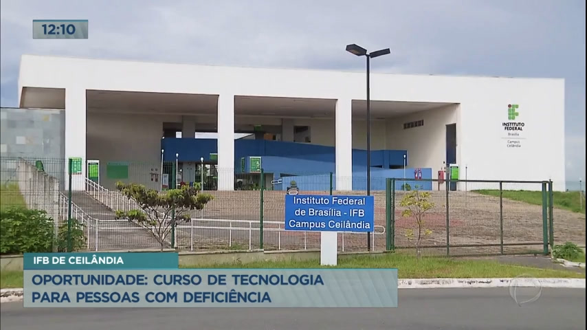 IFB abre vagas para curso de tecnologia para pessoas com deficiência física