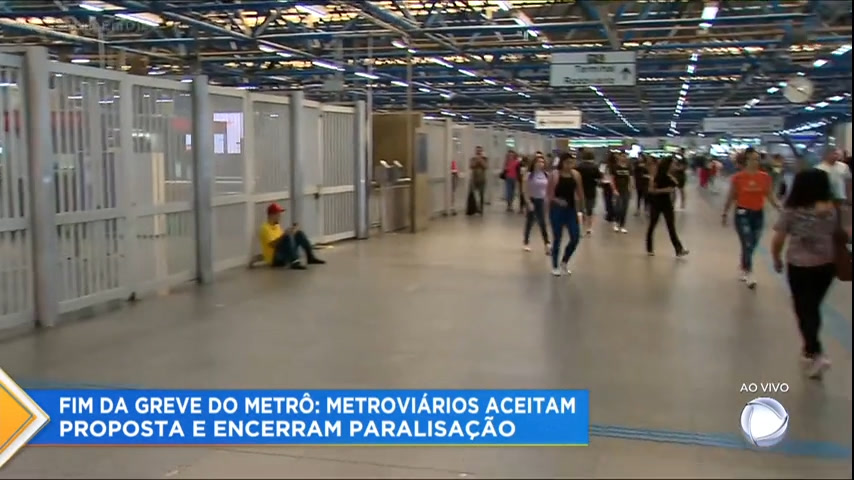 Metroviários de São Paulo aceitam proposta e encerram greve