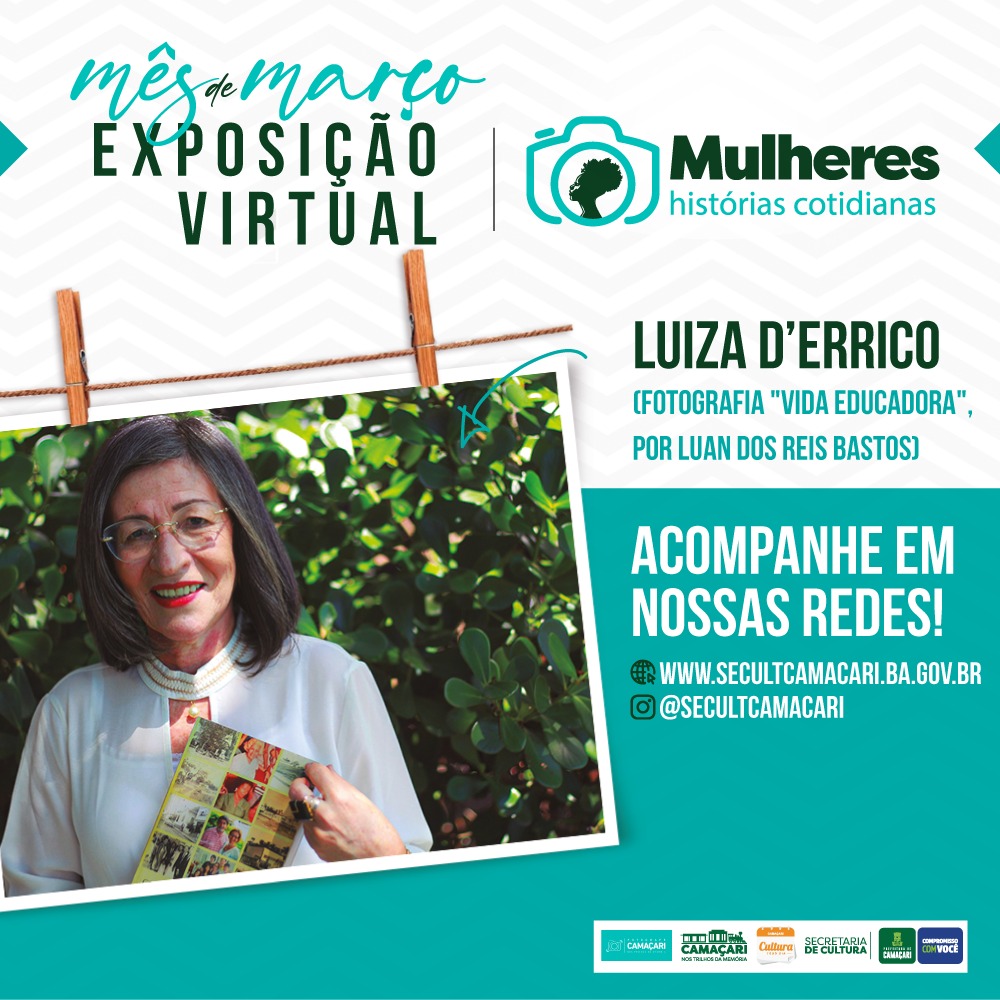 Encerramento da exposição “Mulheres – histórias cotidianas” homenageia educadora Luiza D’Errico