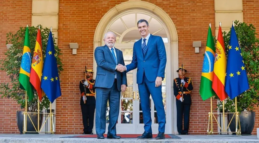 Lula e premiê espanhol Pedro Sánchez firmam três acordos entre Brasil e Espanha