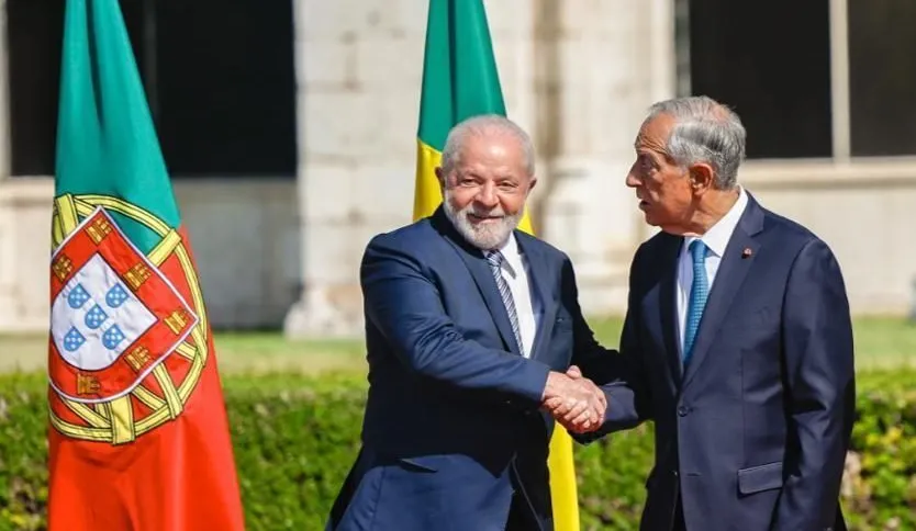 Portugal e Brasil têm “potencial extraordinário” para incrementar comércio, diz Lula em Lisboa