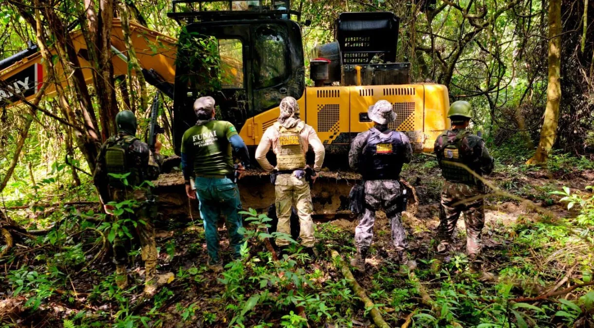 Operação contra garimpo destrói máquinas avaliadas em R$ 20 milhões em MT