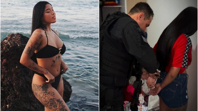 Influenciadora debocha da polícia após ser presa em ação contra facção: “Já, já, estou na pista”