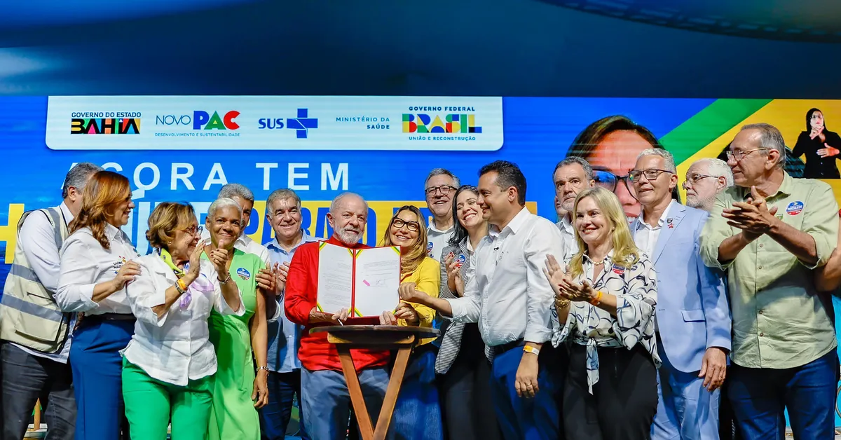 Lula impulsiona SUS com investimento de R$ 6 bi na Bahia