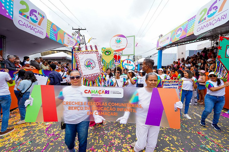 Escolas municipais celebram 267 anos de Camaçari com literatura, tecnologia e sustentabilidade