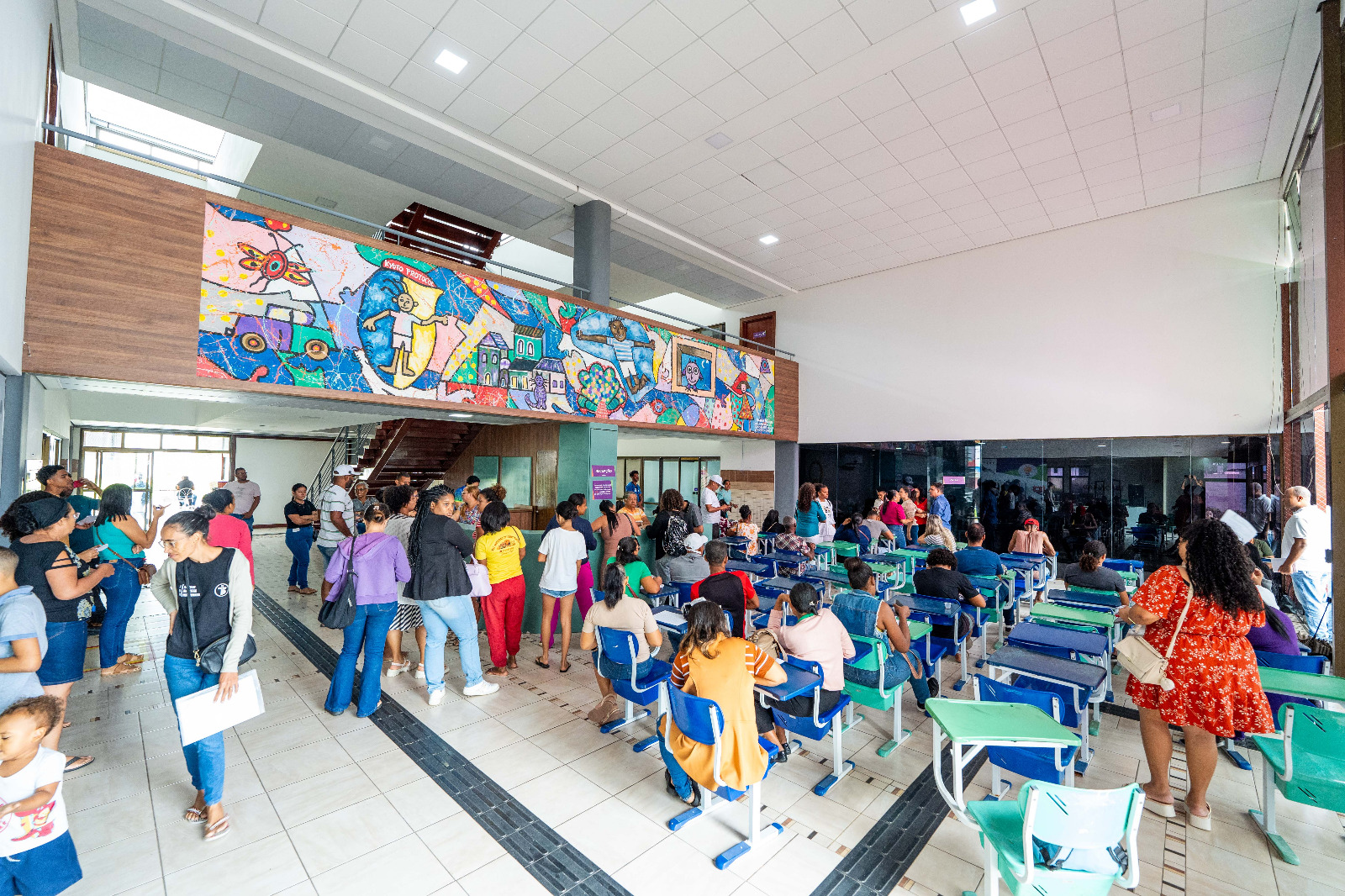 População destaca tranquilidade e agilidade nas matrículas do Conservatório de Música da Cidade do Saber