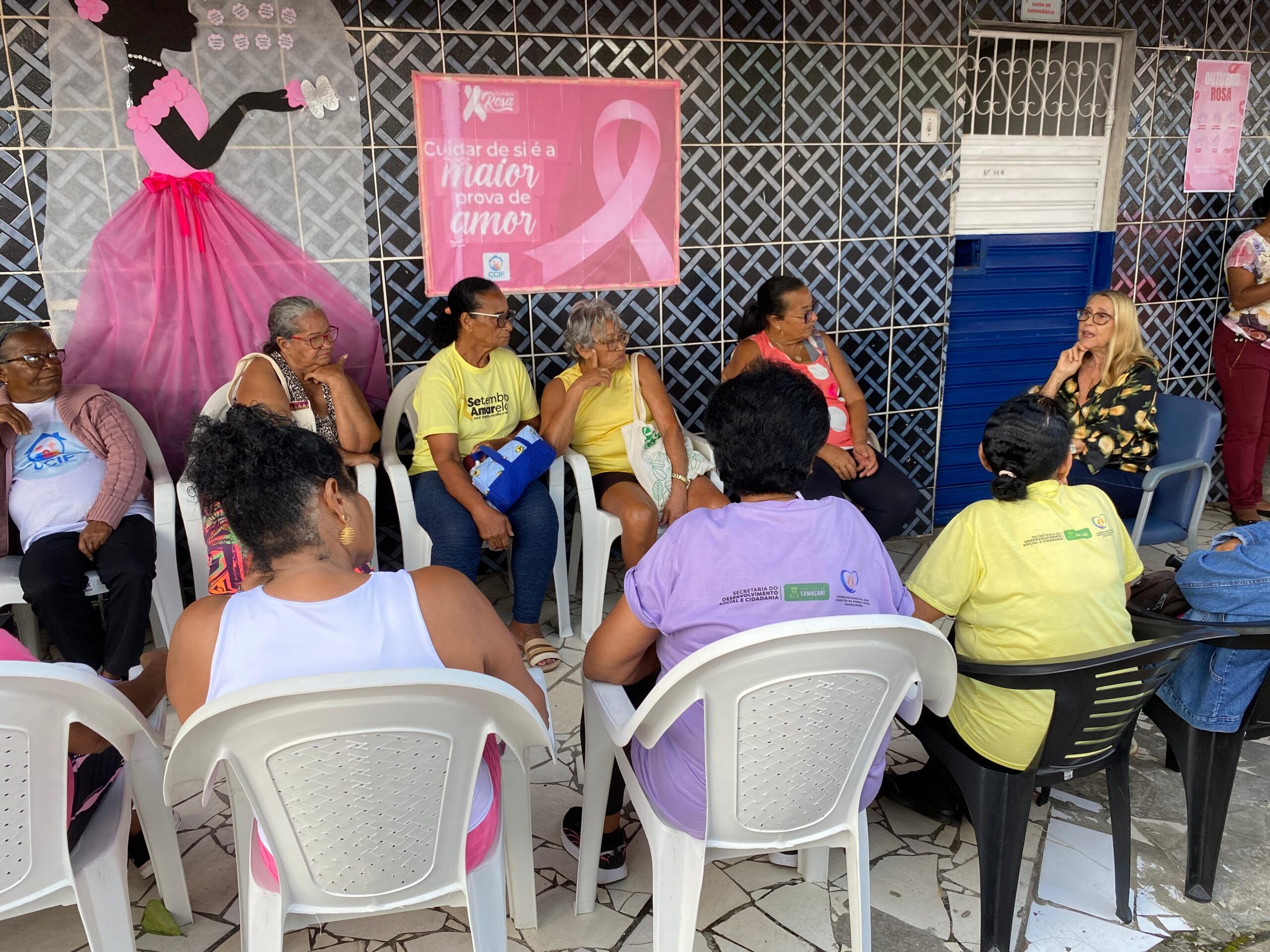 ISSM promove palestra sobre câncer de mama com foco em mulheres idosas