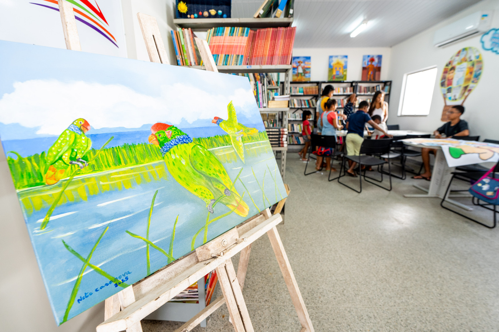 Exposição “Narrando Camaçari em Pintura” está em cartaz no Centro Cultural Vila de Abrantes