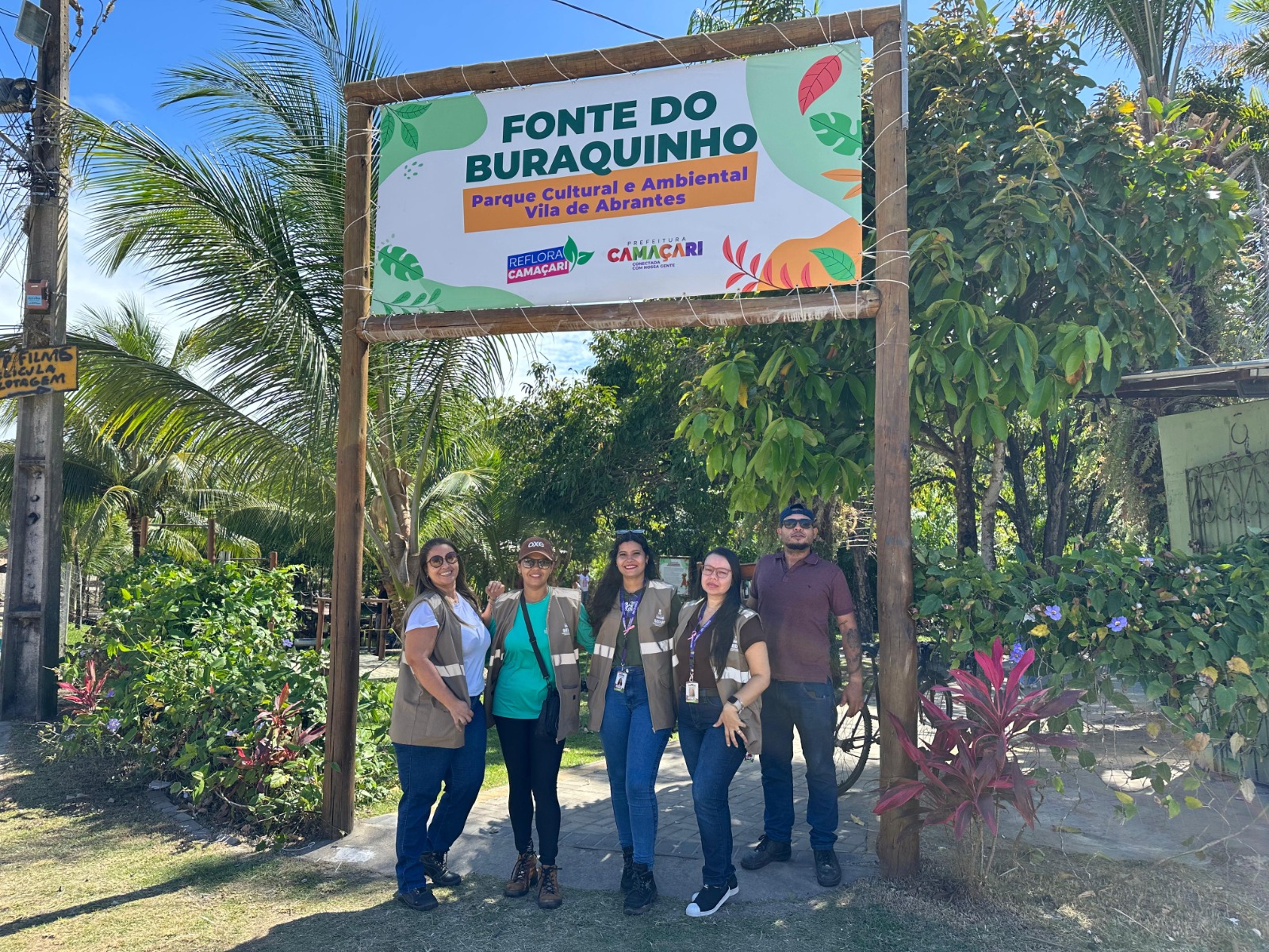 Prefeitura inicia manutenção da Fonte do Buraquinho em Vila de Abrantes