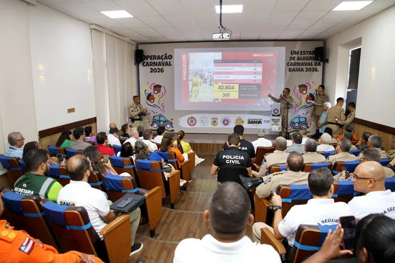 Balanço da SSP aponta redução da criminalidade e reforço tecnológico no Carnaval da Bahia 2026