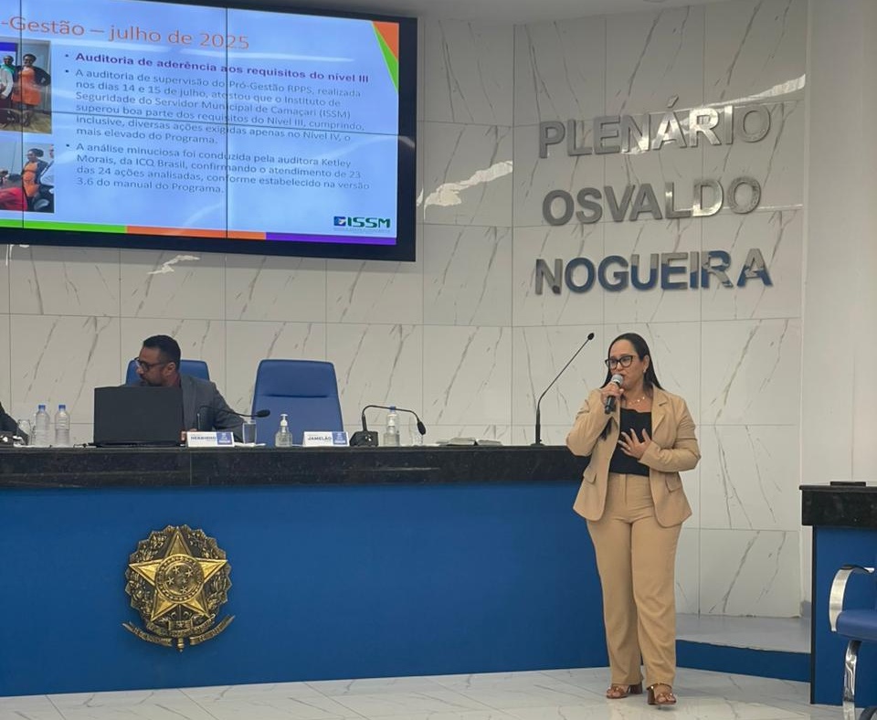 ISSM presta contas referentes ao ano de 2025 na Câmara Municipal