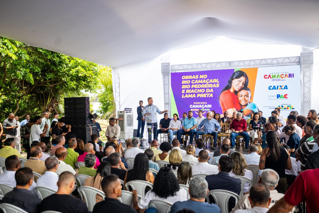 Obras de macrodrenagem na Bacia do Rio Camaçari reduzirão riscos de alagamento e beneficiarão mais de 68 mil famílias