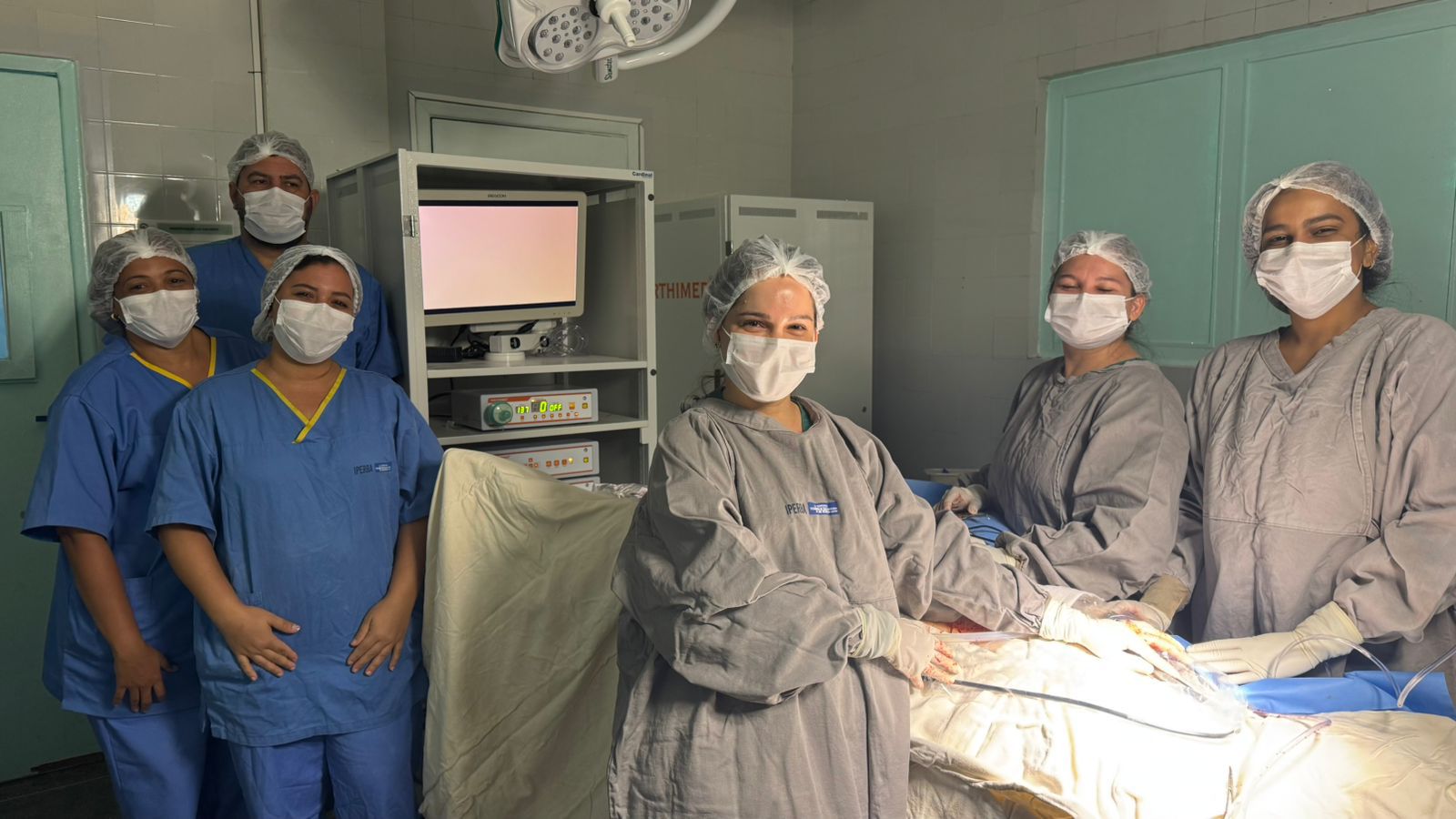 PERBA realiza primeira cirurgia ginecológica por videolaparoscopia e avança na assistência à saúde da mulher