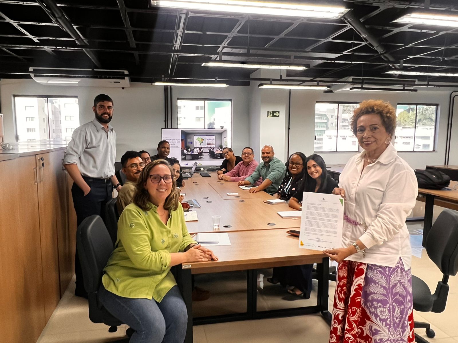Nos dias 29 e 30 de abril, a Secretaria da Saúde do Estado da Bahia (Sesab) recebeu a visita técnica de representante do Ministério da Saúde como parte do processo de implantação do Centro de Informação em Saúde e Clima (CISC) no estado.