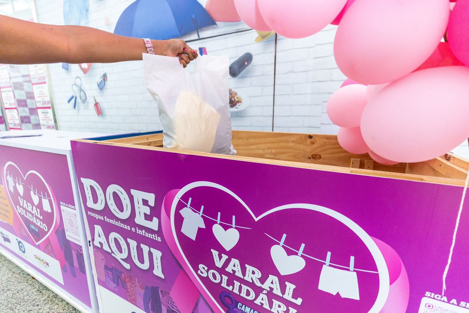 Campanha Varal Solidário arrecada doações de roupas até a próxima segunda-feira