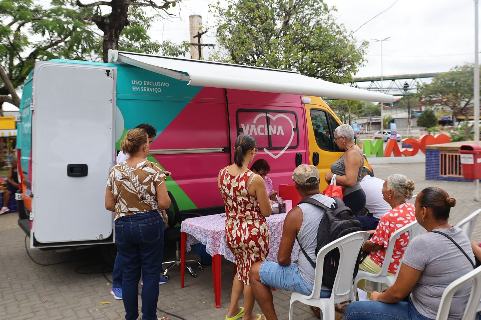 Vacimóvel encerra ação de imunização na sede de Camaçari