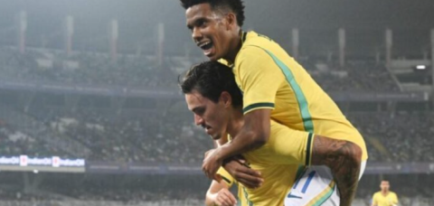 Em ritmo de treino, Brasil vence a Índia em Calcutá: 4 a 0