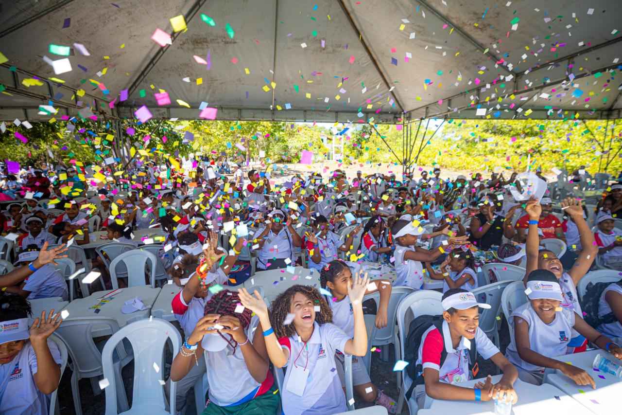 Projeto Territórios Brincantes celebra Dia das Crianças com 534 estudantes da zona rural de Camaçari